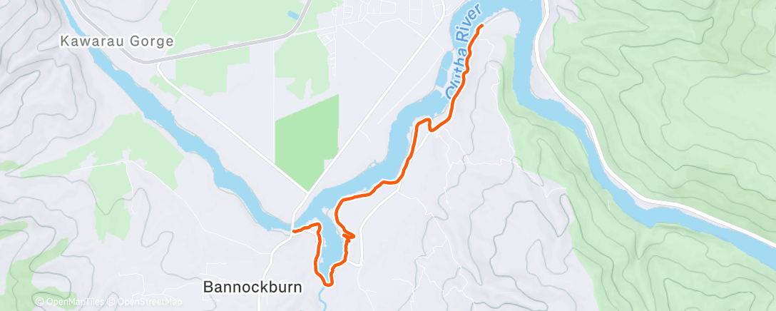 Map of the activity, ROUVY - 20 minute cool-down