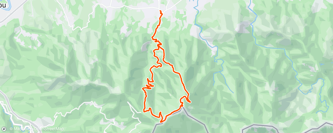 Map of the activity, Morning Trail Run