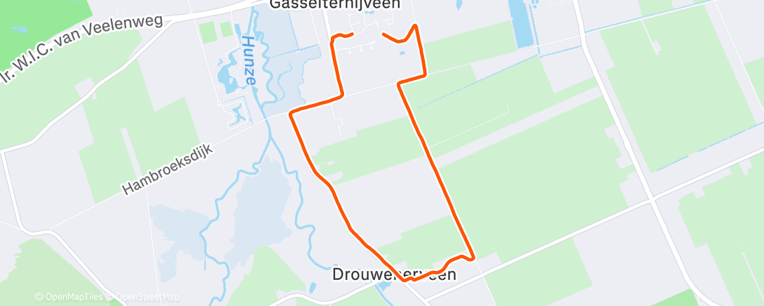 Карта физической активности (Namiddagloop 🦮🏃‍♀️)