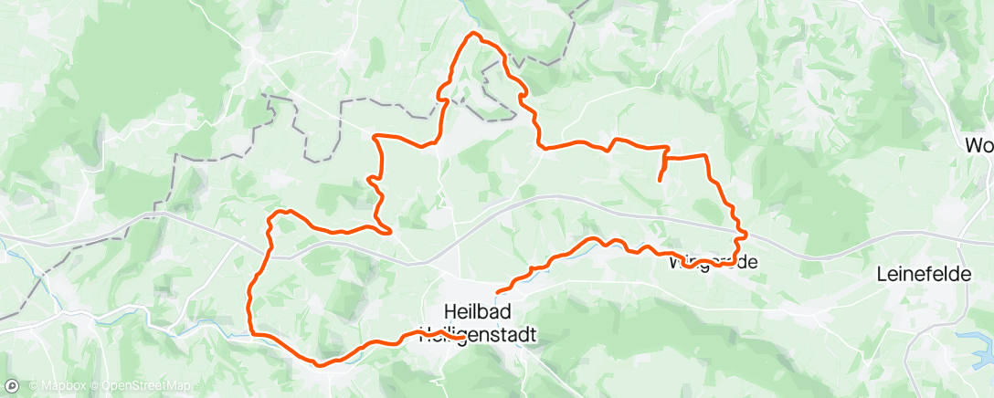 Map of the activity, Rennrad