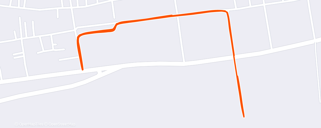 Map of the activity, Morning Run