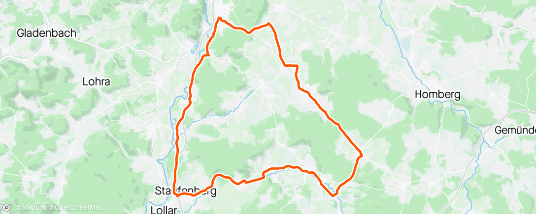 Map of the activity, Afternoon Spin💨🥵