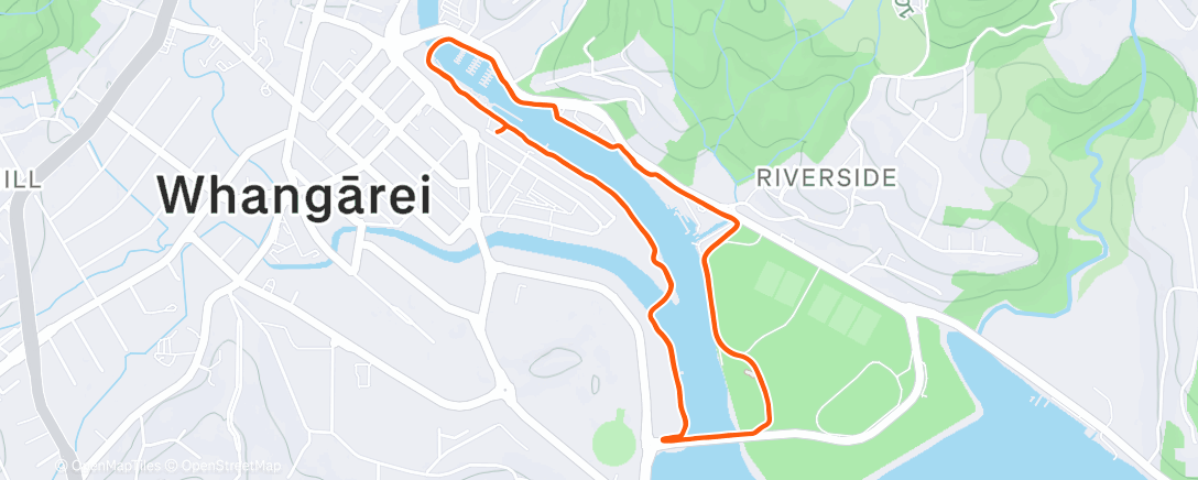 Map of the activity, Hātea Early Birds 🐦
