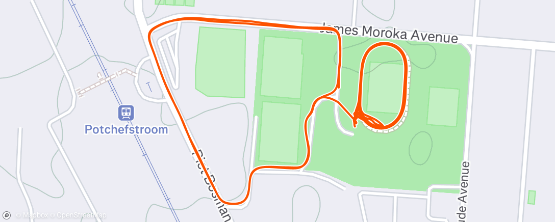 Map of the activity, Ochtendloop