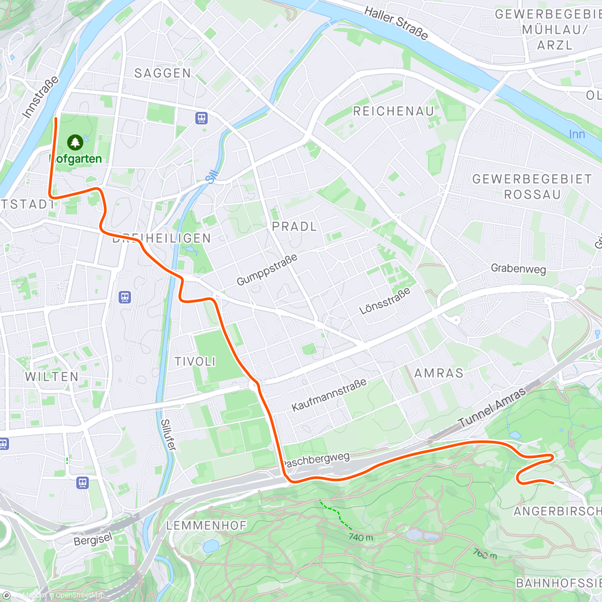 Map of the activity, Zwift - Grin And Bear It in Innsbruck