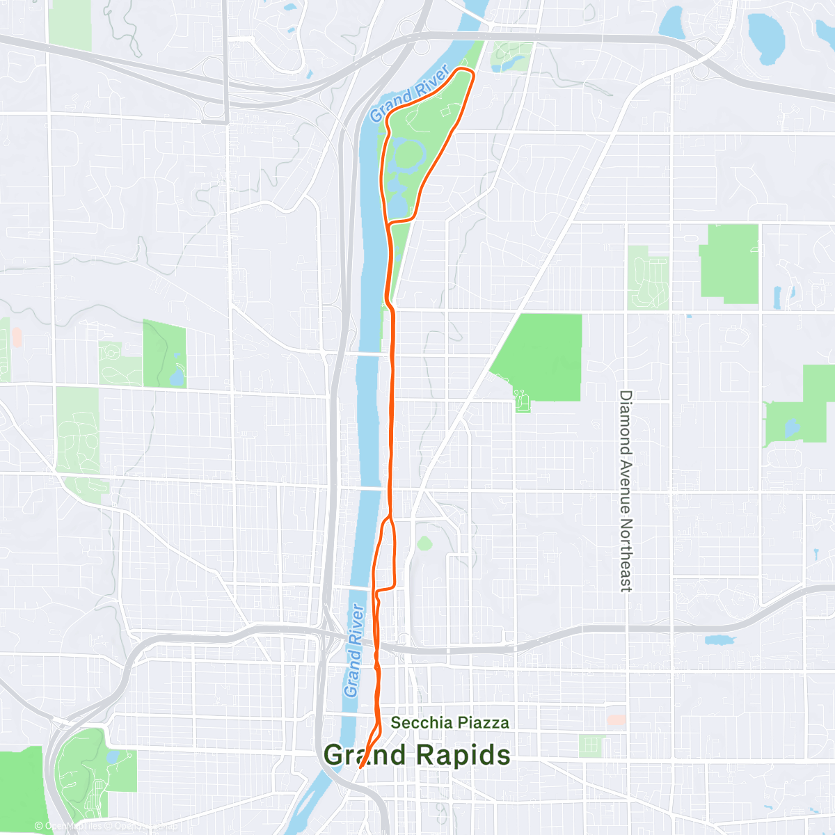 Map of the activity, WIND