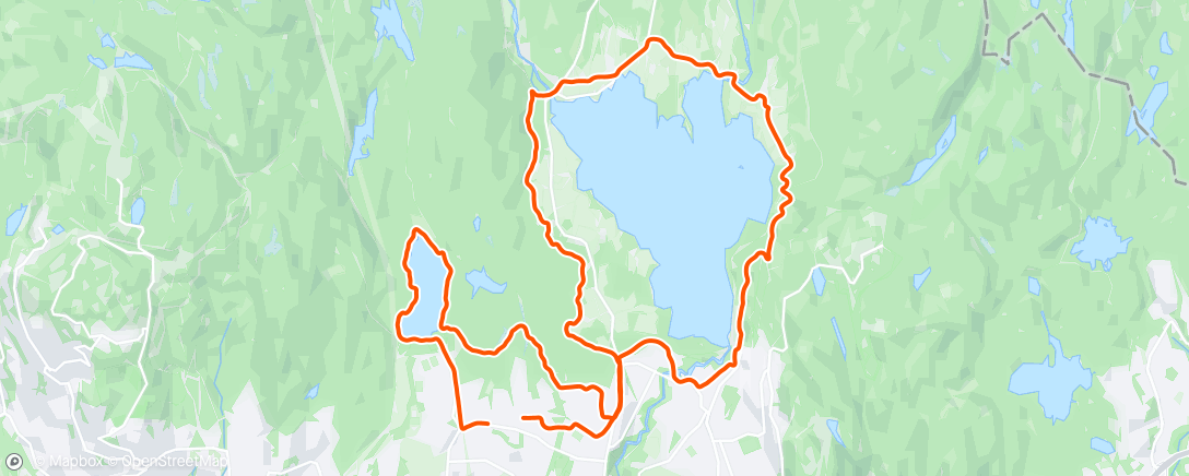 Mapa de la actividad, RLT Maridalsvannet og Sognsvann rundt