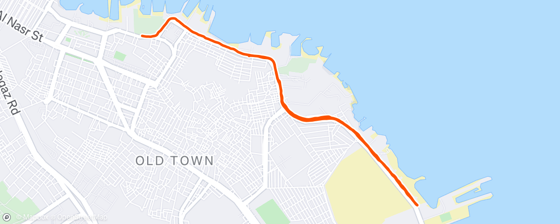 Map of the activity, Evening Run 🏃‍♂️🇪🇬 ☀️