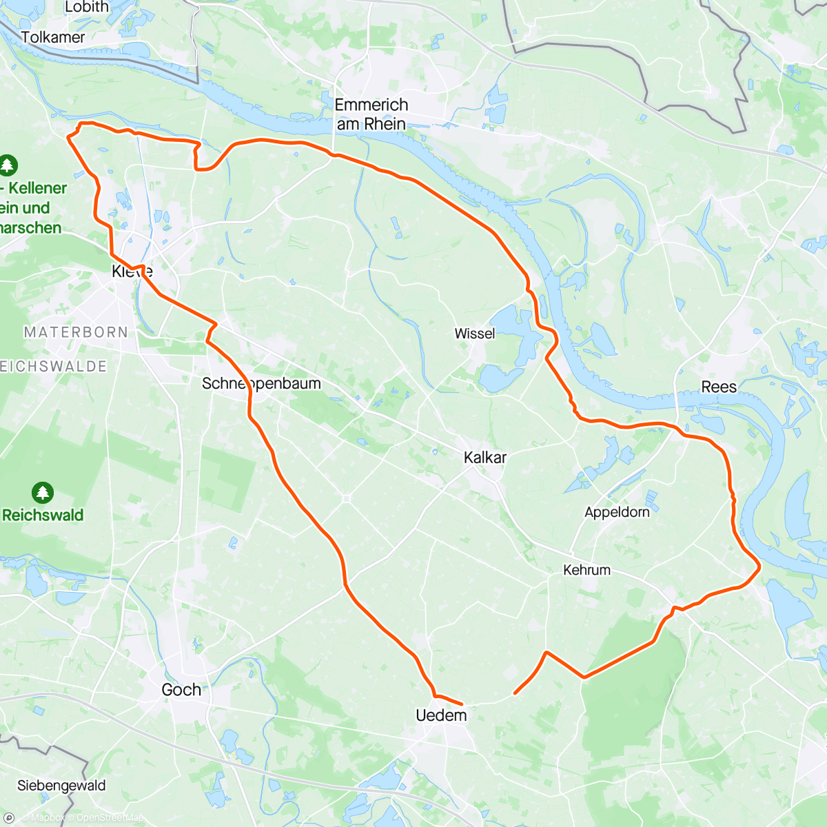 Map of the activity, Sortie en Allemagne