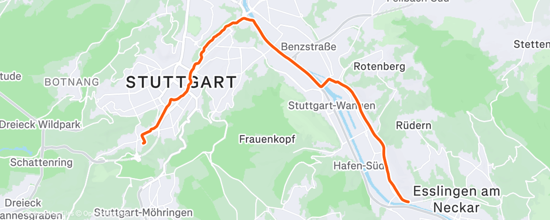 Map of the activity, Home <- Office