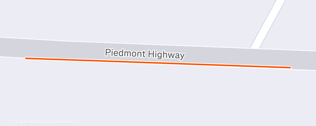 Map of the activity, Afternoon Ride