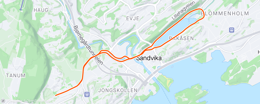 Map of the activity, Engervannet ❤️