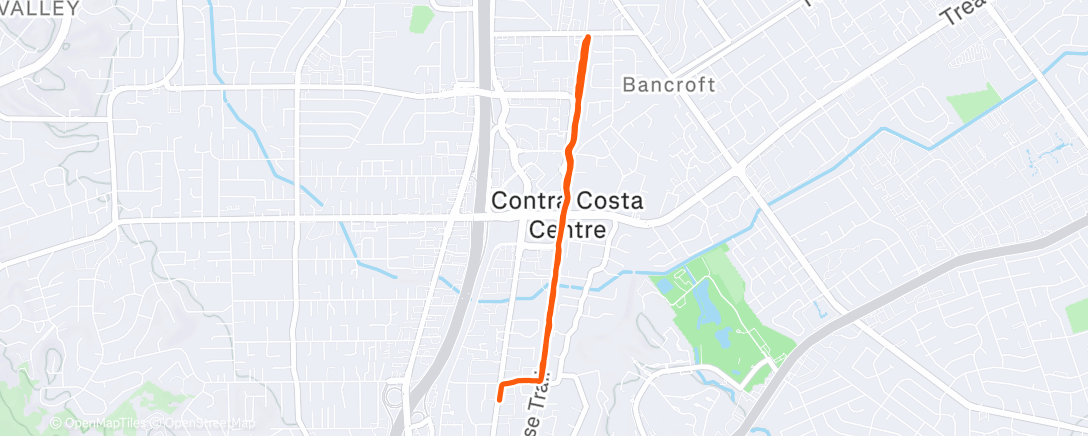 Карта физической активности (Afternoon Run)