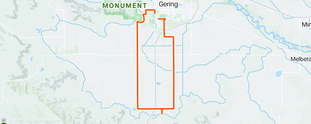 Map of the activity, Morning Ride