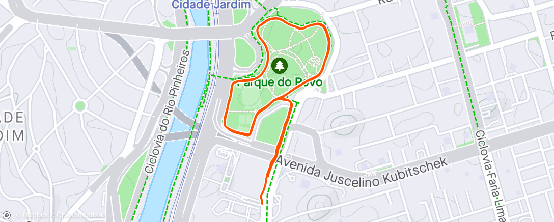 Map of the activity, São Paulo