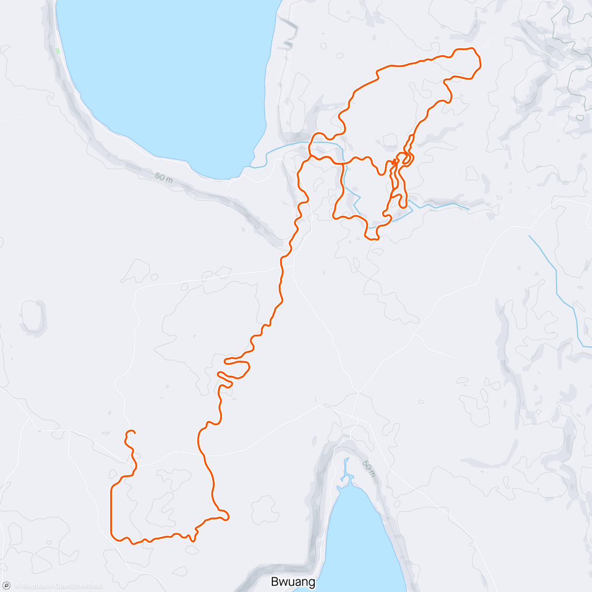 活动地图，Zwift - Чт - Bike - Active Recovery in Makuri Islands