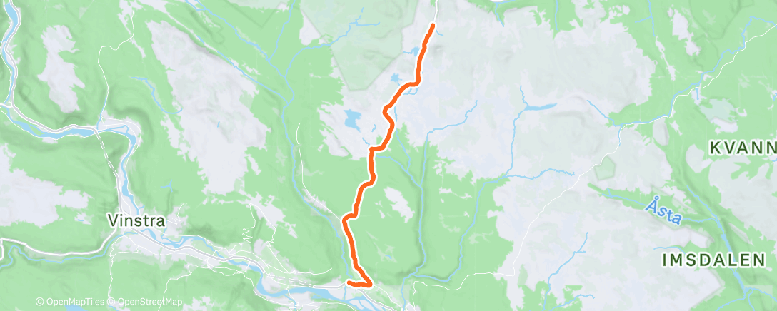Map of the activity, ROUVY - Rondane National Park | Norway