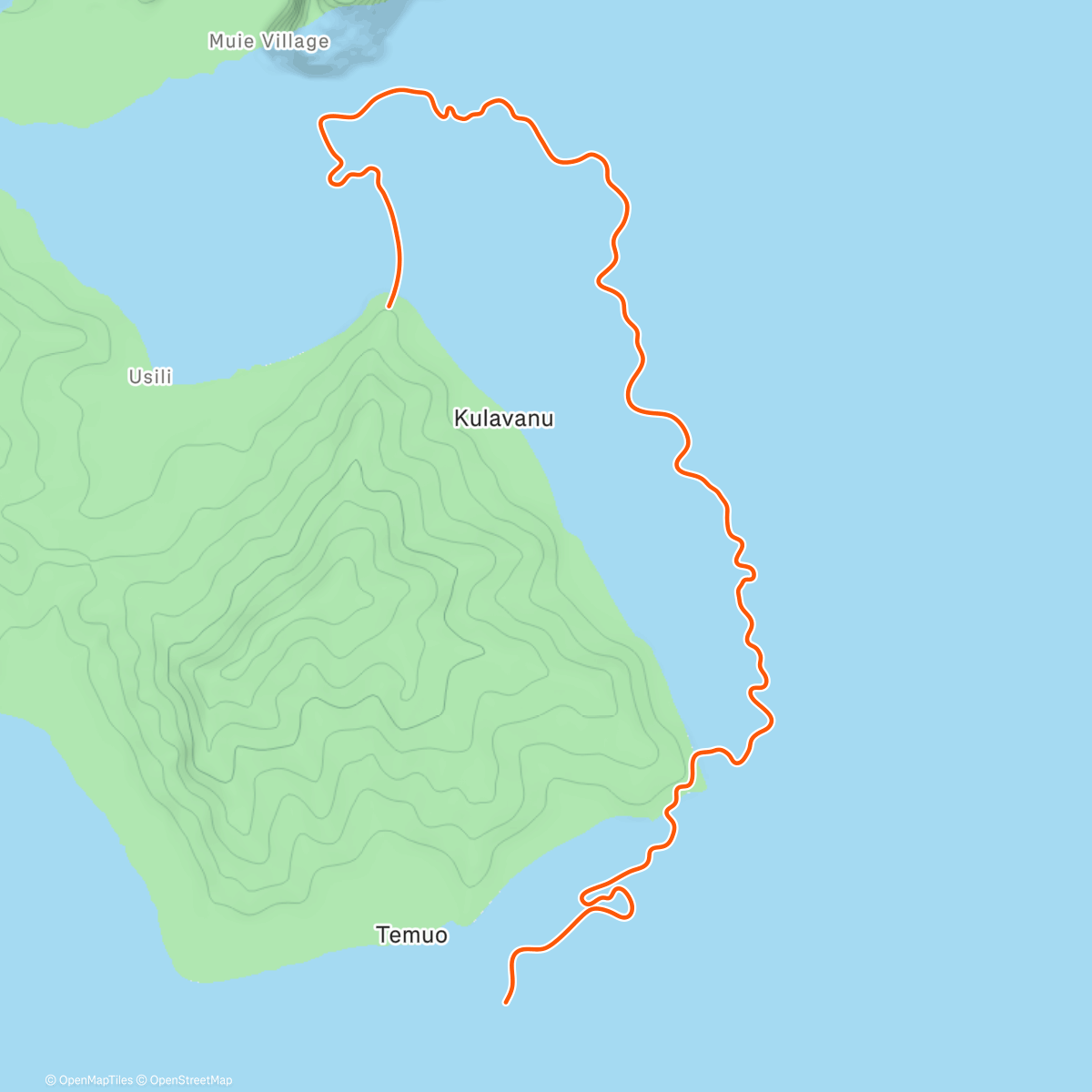 Map of the activity, Zwift - Sugar Cookie in Watopia