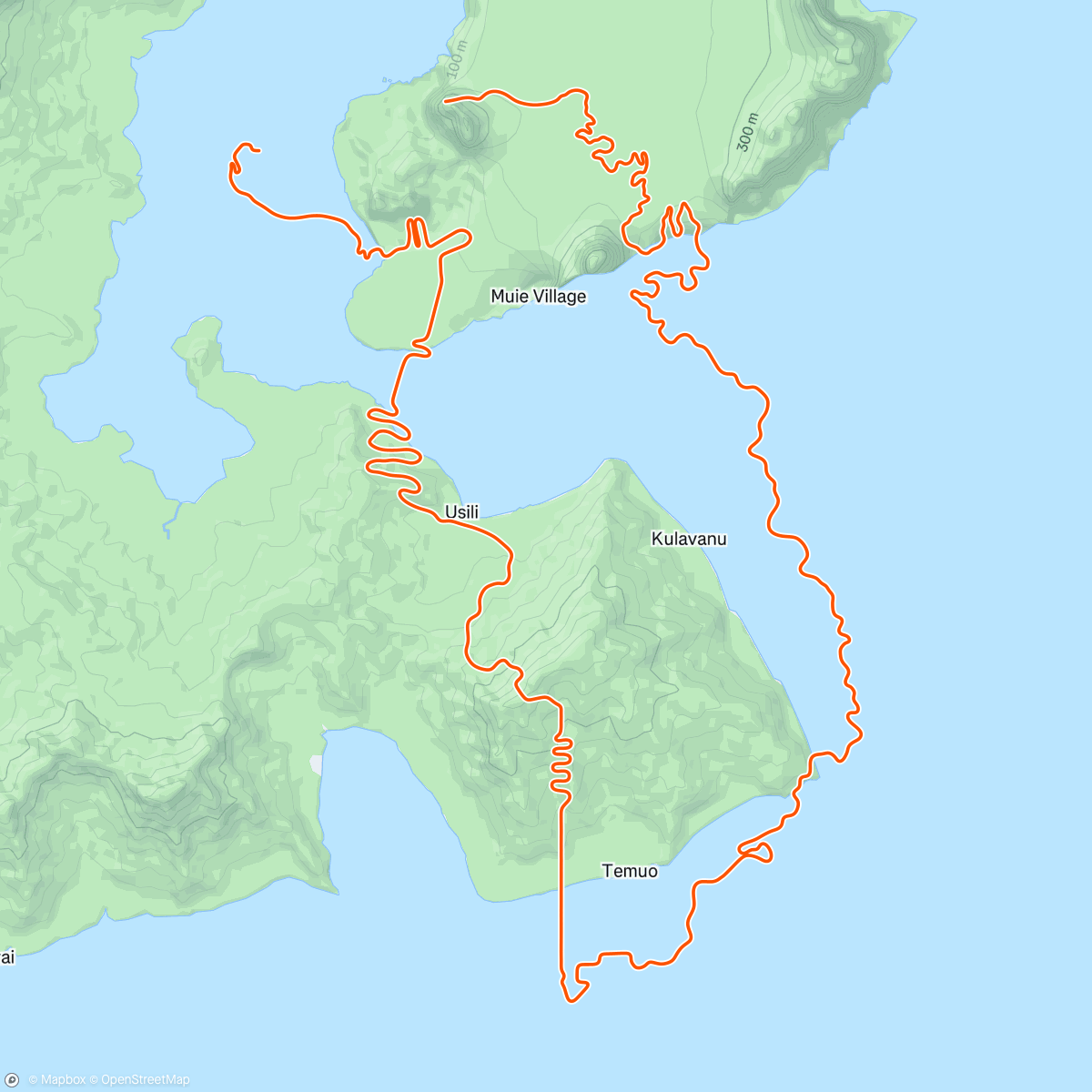 Map of the activity, Zwift - cadence x4 in Watopia