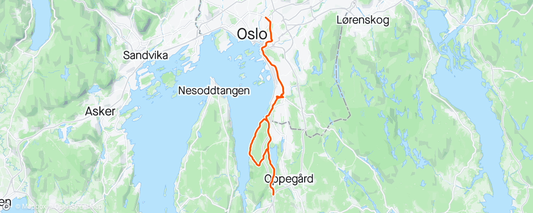 Karte der Aktivität „Svartskogfryd”