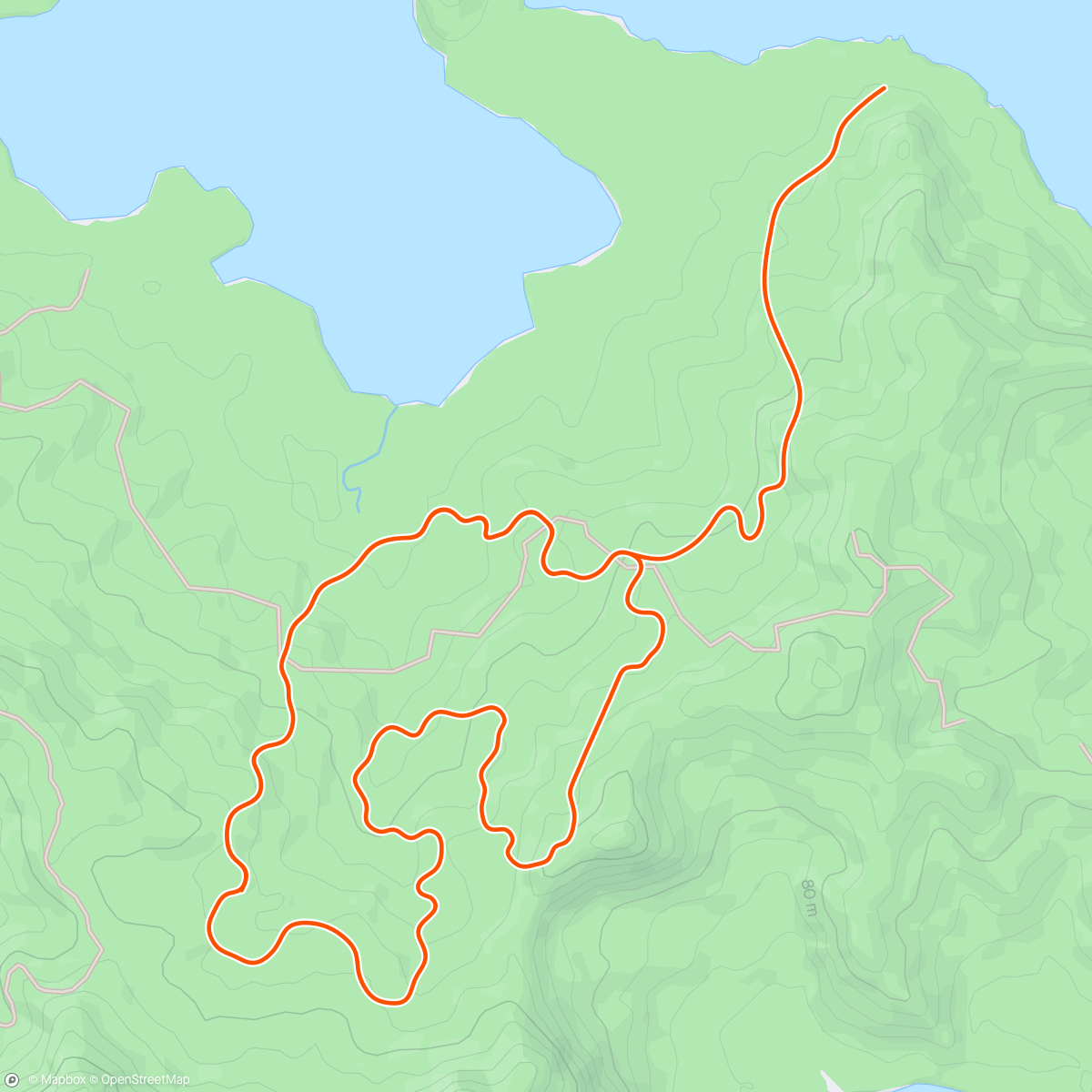 Map of the activity, Zwift - Terrain Toner in Watopia