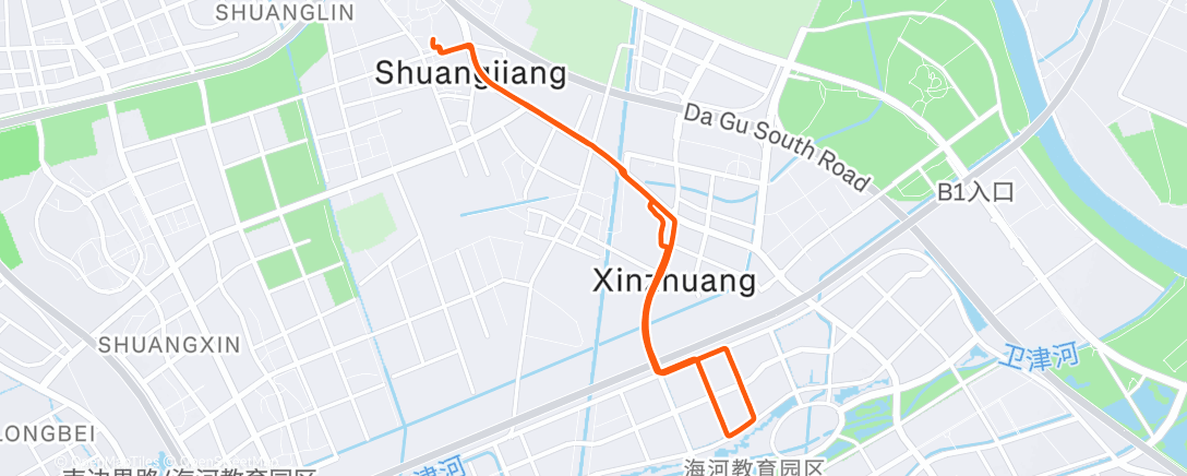 Карта физической активности (晨间跑步)