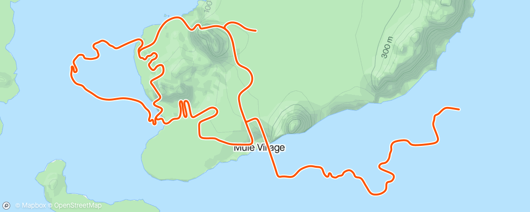 Mapa de la actividad (Zwift - Pacer Group Ride: Triple Flat Loops in Watopia with Maria)