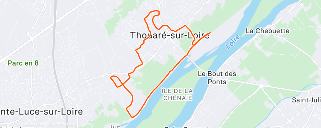 Map of the activity, 12*30’/30’