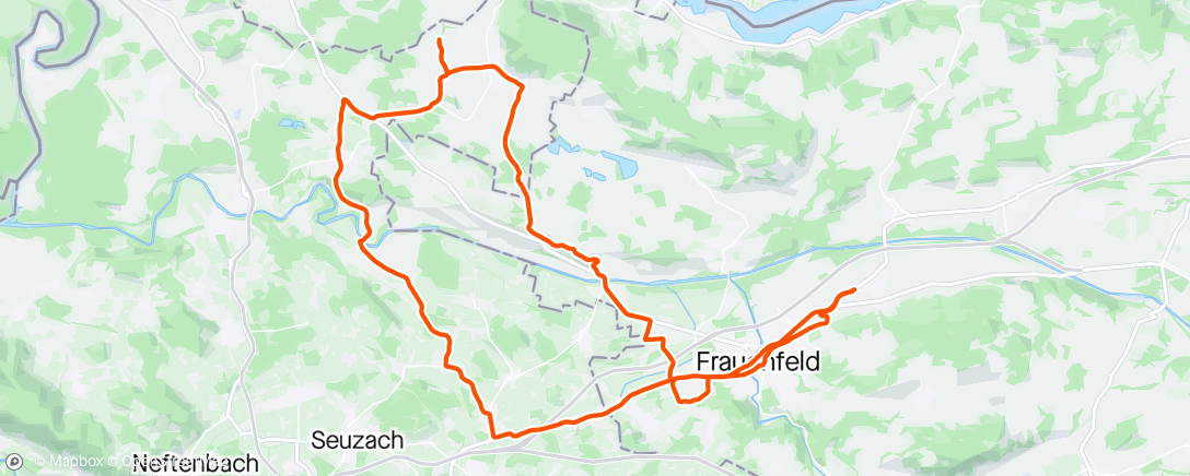 Map of the activity, Fahrt am Nachmittag