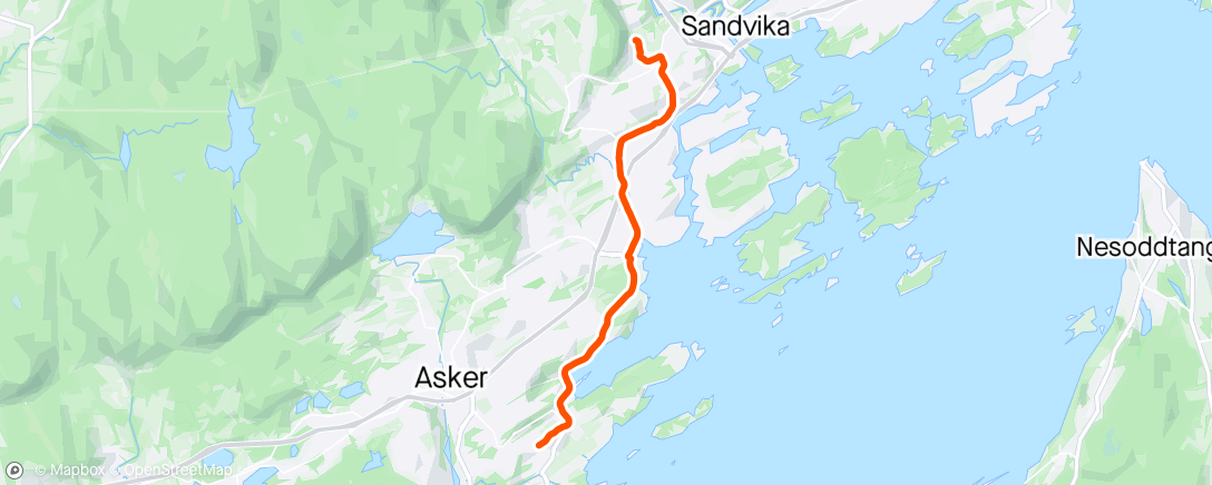 Mappa dell'attività På vei til barnebursdag
