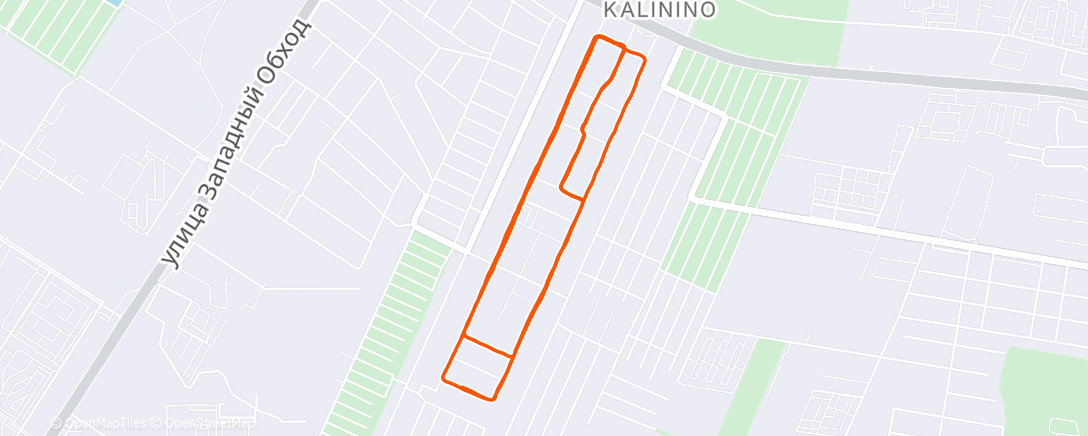 Карта физической активности (Утренний забег)