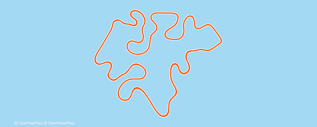 Map of the activity, MyWhoosh - 5 minute strength #1