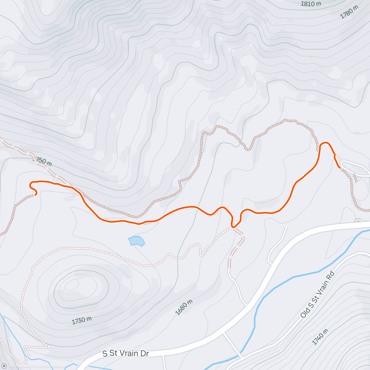 Map of the activity, Hall ranch to ER