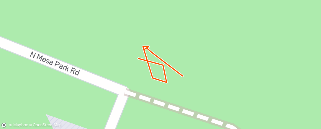 Map of the activity, Run to bike transition