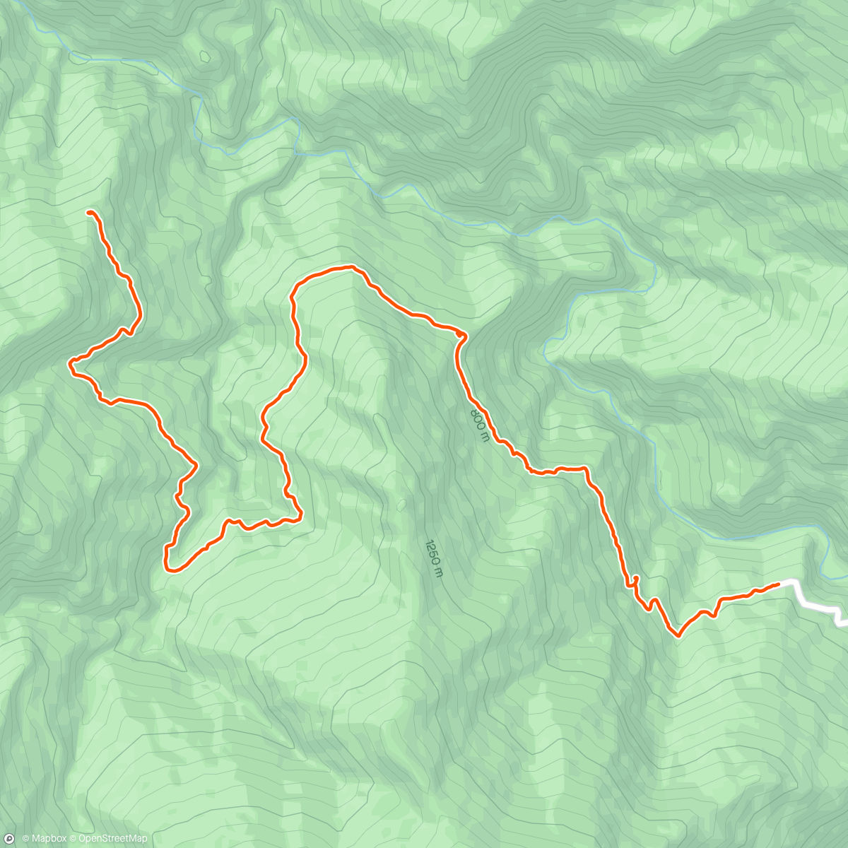 Map of the activity, 瓦拉米山屋(去程)