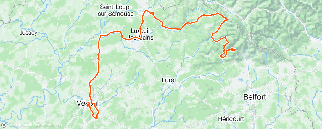 Map of the activity, Tour Alsace #3