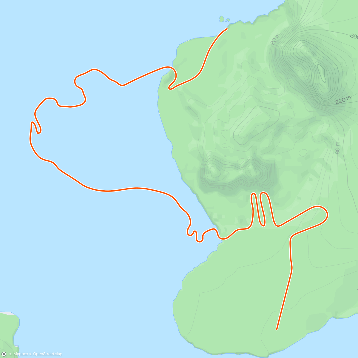 Map of the activity, Zwift - Terrain Toner in Watopia