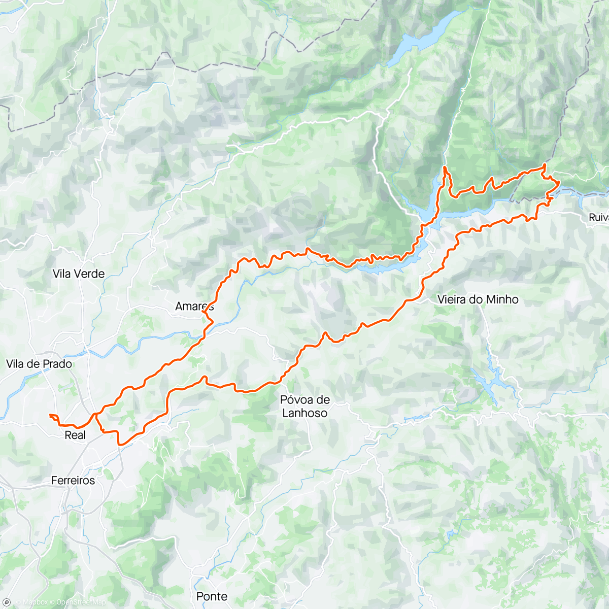 Mapa de la actividad, Volta de bicicleta matinal