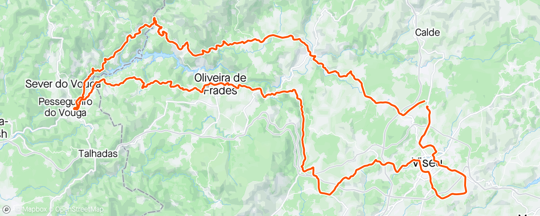 Map of the activity, Pós Race