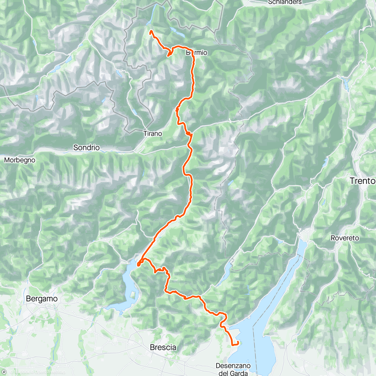 Map of the activity, Stage 15