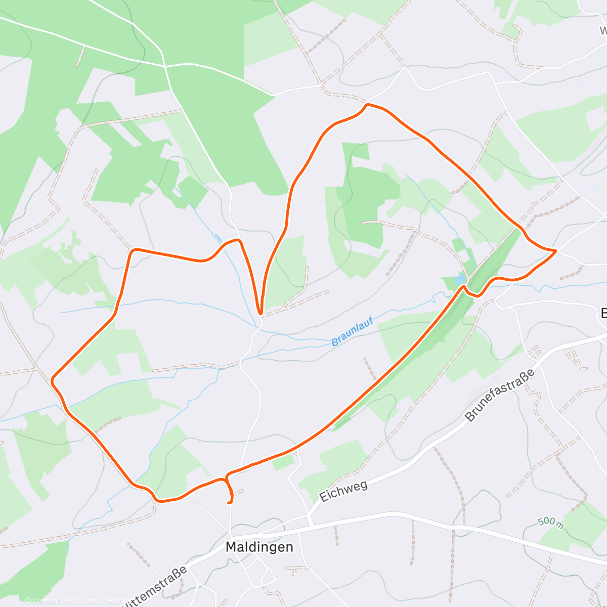 Карта физической активности (⛅ Burg-Reuland, Wallonien - full sunny ☀️ great walk 🥾✌️)