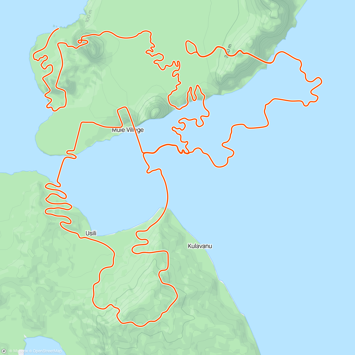 Map of the activity, Zwift - MMF | 3X10 @ 105% in Watopia