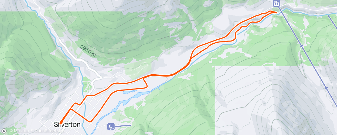 Map of the activity, Arrastra: Surprise Run