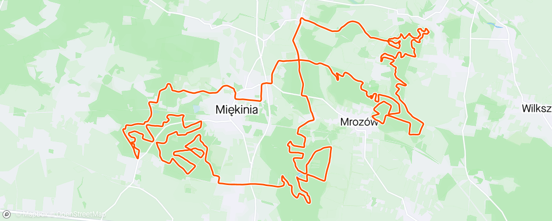 Map of the activity, BM Miękinia mega