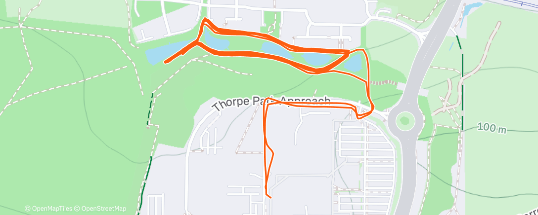 Map of the activity, Martins pond life hill repeats