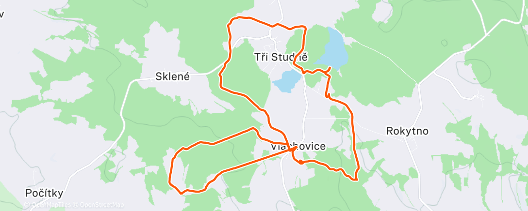 Карта физической активности (Morning Hike)