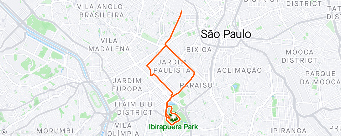 アクティビティ「Ibirapuera」の地図