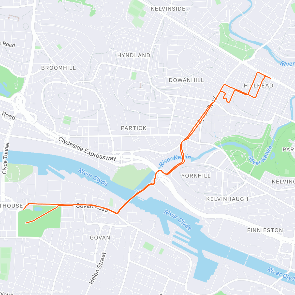 Карта физической активности (Running to Achilles Heel for some socks and PH/Maurten)