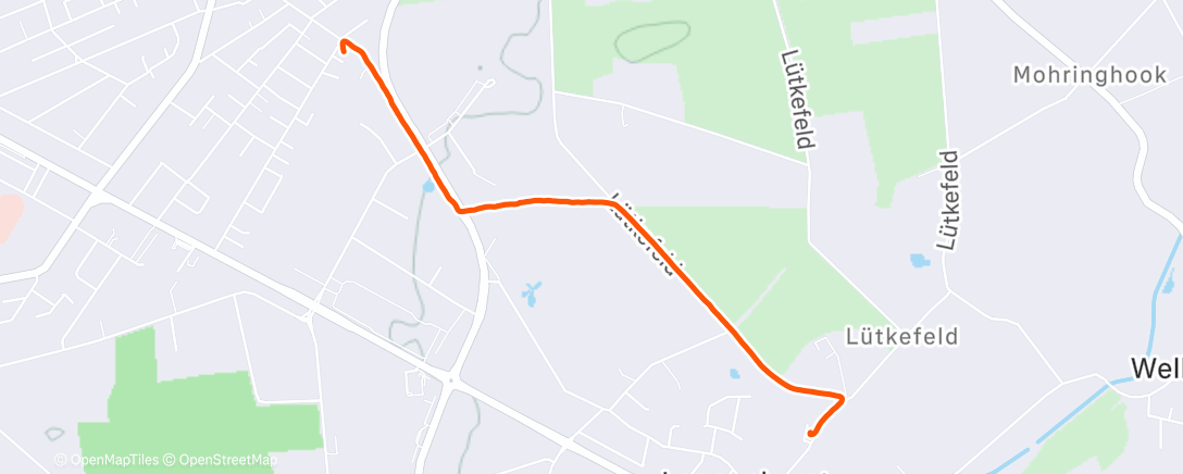 Map of the activity, Nachtspaziergang