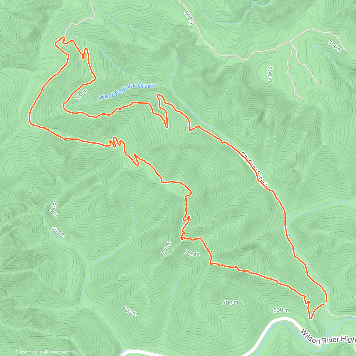 Map of the activity, Oh what an experience